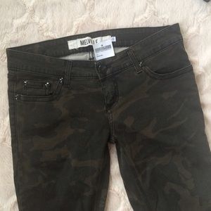 Brandy & Melville Skinny Camo Jeans