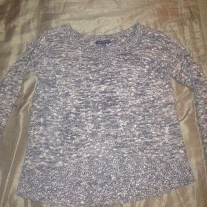 Xs black and white sweater