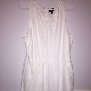 Nicole Miller Women's white eyelet sundress