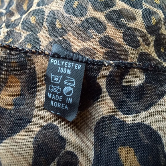 Leopard print scarf - Picture 3 of 3