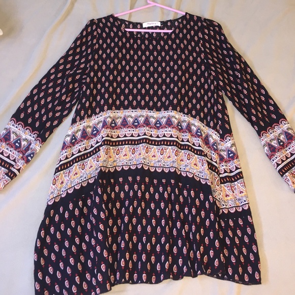 Boho Print Dress