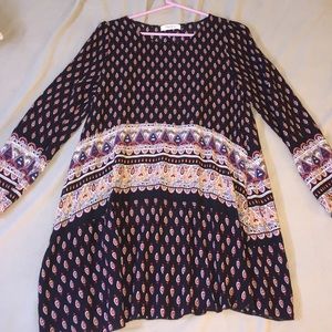 Boho Print Dress