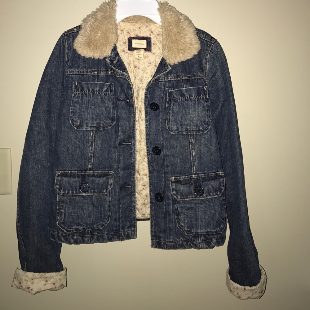 Abercrombie high quality jean jacket
