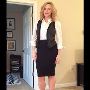 SALE! Express Button Up Sweater Vest