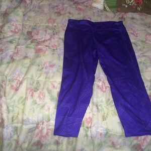purple gym pants
