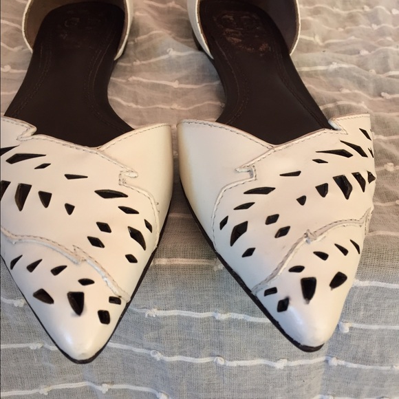 Tory Burch White Flats - Picture 2 of 4