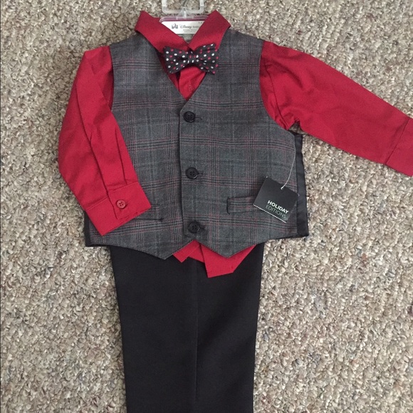 4 Piece set - Baby boy dressy set 24 months