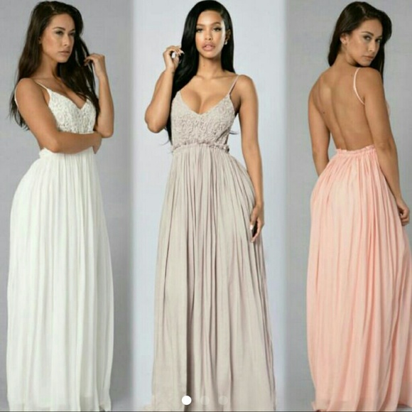 White Godess Maxi Dress