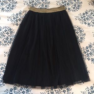 Francesca's Mesh Maxi/Midi Skirt