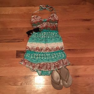 Hot Kiss Bathing Suit, Tankini and Skirt