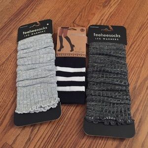 Leg warmers and knee high socks