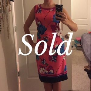 Apt 9 Floral Dress Sz M