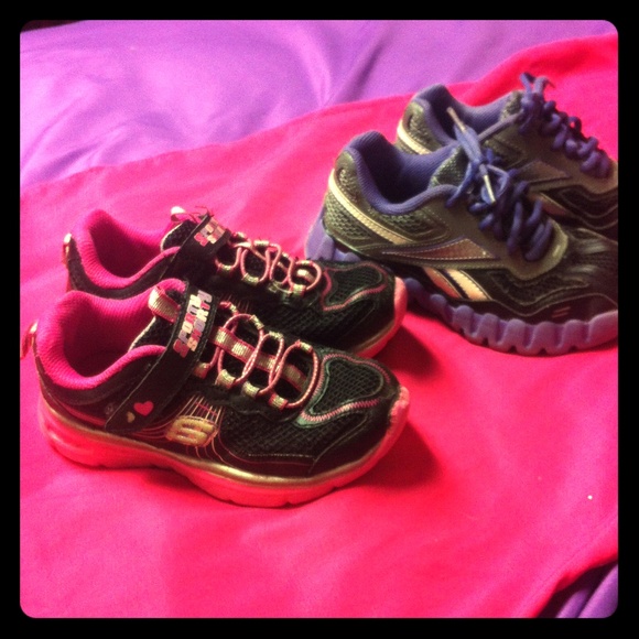 ⚽️SPORTY SHORTY⚽️ 2 PAIRS OF TENNIS SHOES