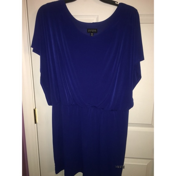 Blue dress