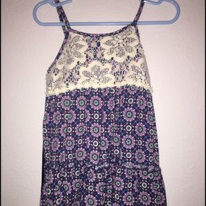 Girls 4t tie back dress with lace