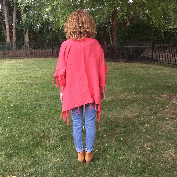 Watermelon Tassel Kimono - Picture 4 of 4