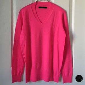 Pink cashmere sweater