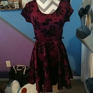 Maroon Dress