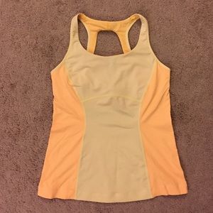 Yellow tank top from lululemon