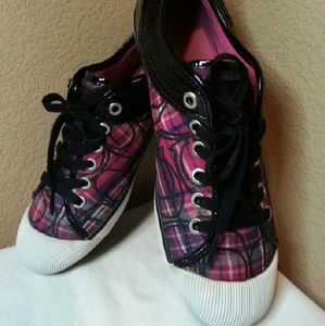 Coach A-1408 ZORRA Poppy Plaid Size 7.5