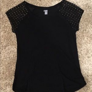 ⛔️SOLD⛔️Cute black top