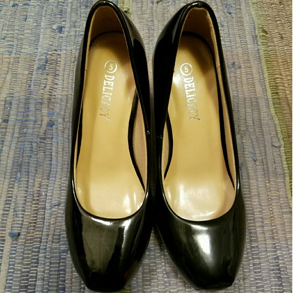 Black Patent Pumps