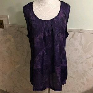 RePoshing snakeskin print tank