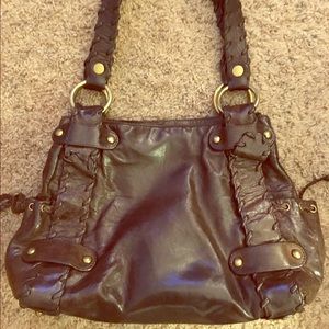 Kooba bag in chocolate brown.