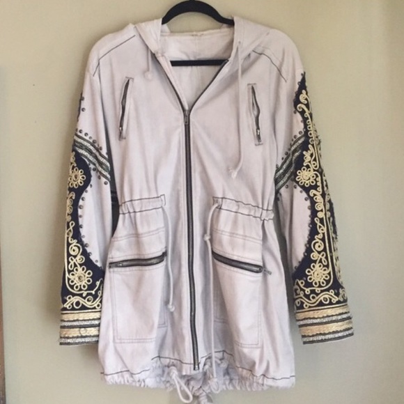 ❌ SOLD ❌ Free People Golden Quills Military Parka