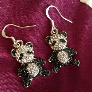 Panda Earrings