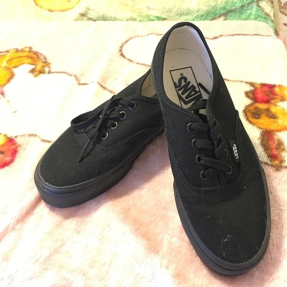 Vans Shoes - Black Vans size 5.5 women's