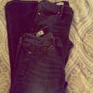 2 PAIR DEAL!! Gap Sexy Boot Jeans