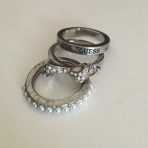 Guess Stackable Rings