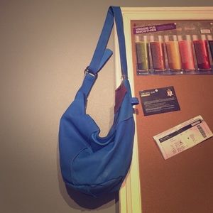 Cut N' Paste Cobalt Blue Purse