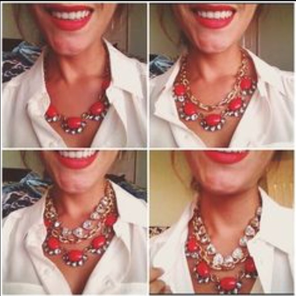 Beautiful red necklace