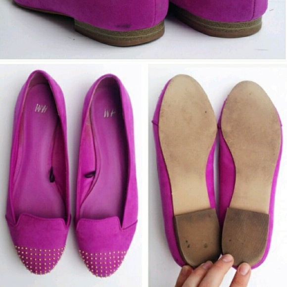 Fushia loafers