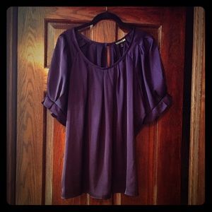 Dark Purple Blouse