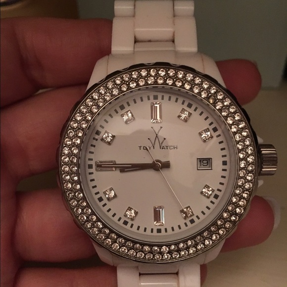 White Toy brand watch