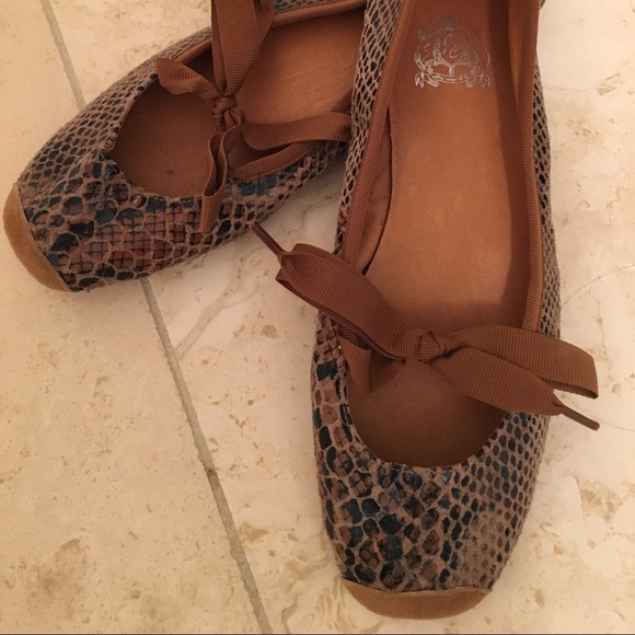 Jeffrey Campbell snakeskin flats