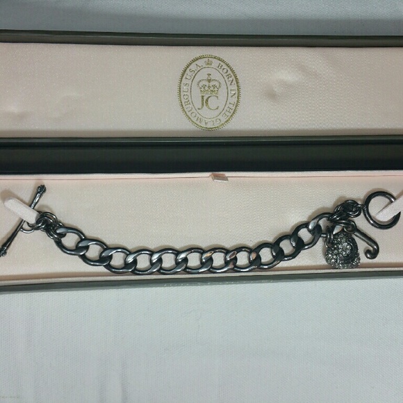 Gunmetal Juicy Couture bracelet