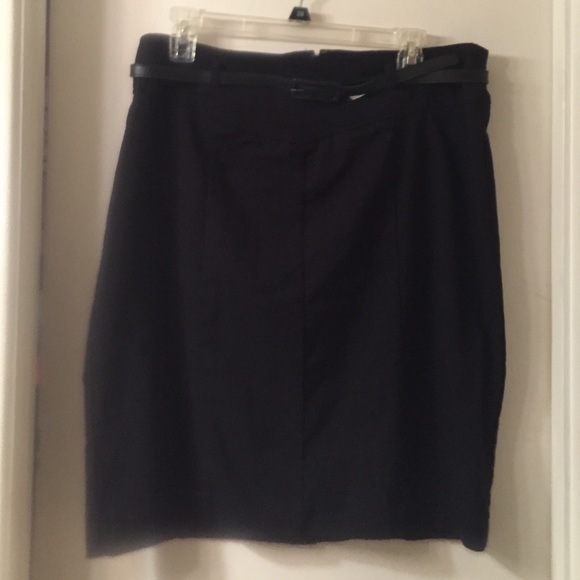 Black pencil skirt