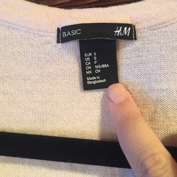 Basic light pink cardigan from H&M - Picture 2 of 2