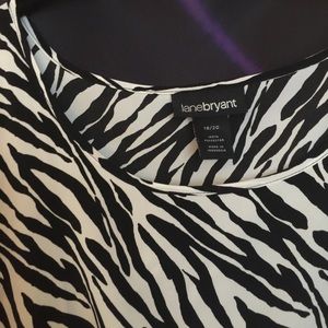 Lane Bryant Butterfly Sleeve Plus Size Top 18 20