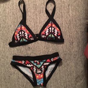 Two piece bathing suit