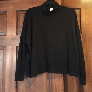 Black soft sweater