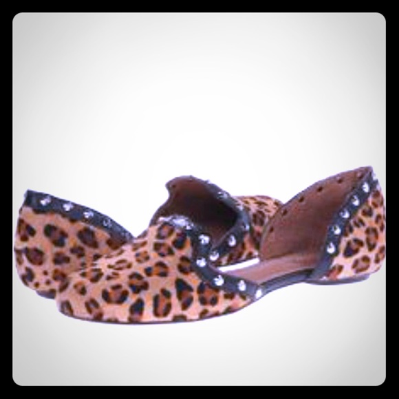 Corso como leopard print stud sandal size 7.5