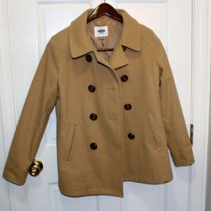 Tan Fall Peacoat