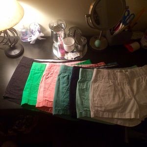 Jcrew chino shorts bundle of seven 3-in inseam