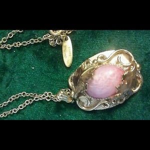 Whiting Davis signed necklace ornate and PERFECT!