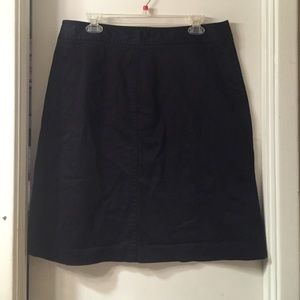 Black pencil skirt